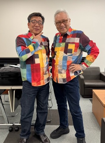 くすのきしげのり先生と双子のような