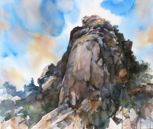水彩｜インド｜古山拓｜旅の絵｜ドンガルカル