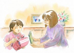 絵本のためのイラストレーション｜透明水彩